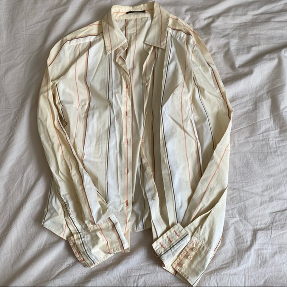 Vintage Elie Tahari Striped Blouse - XS - Picture 6 of 10